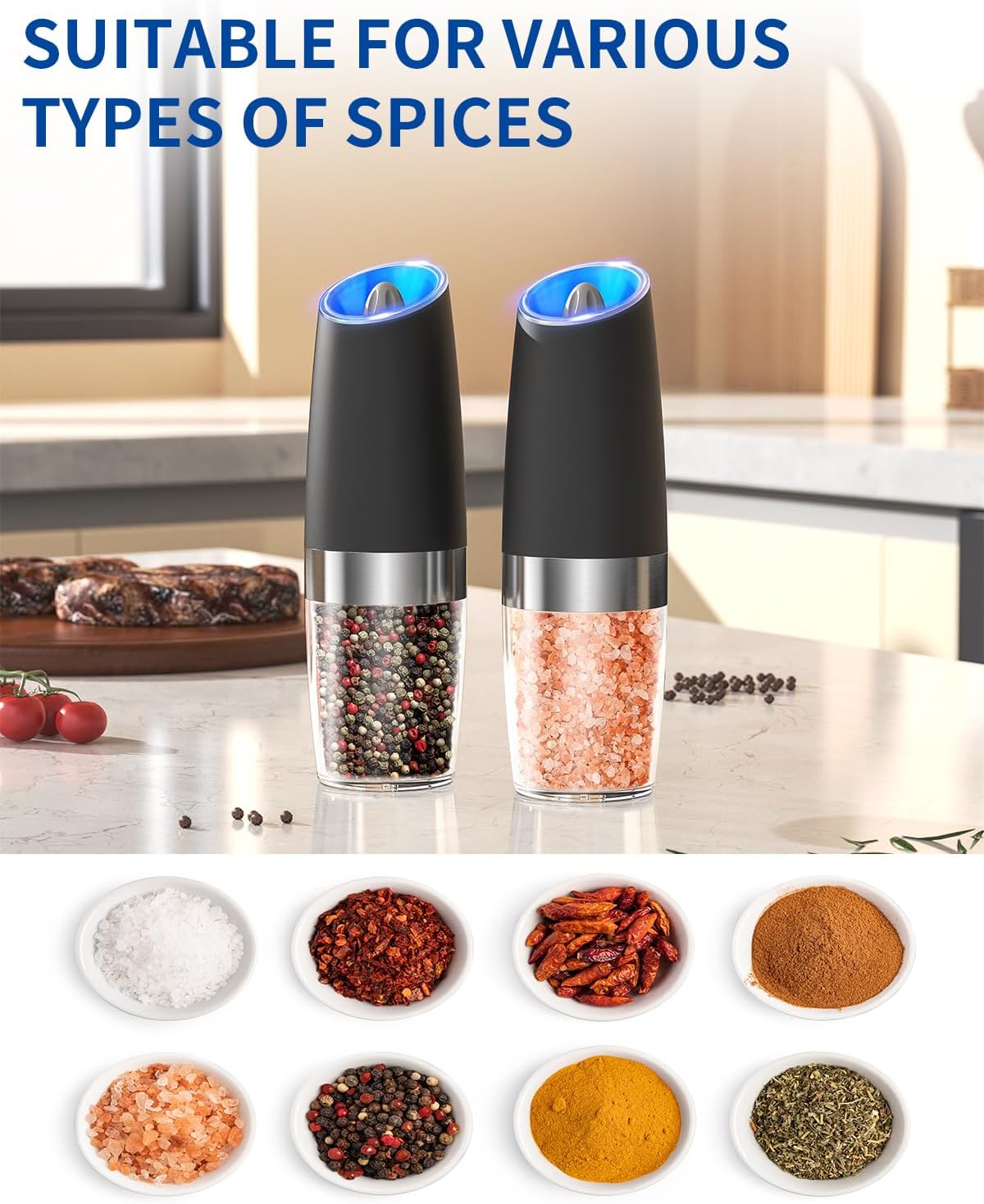 CIRCLE JOY Gravity Electric Salt and Pepper